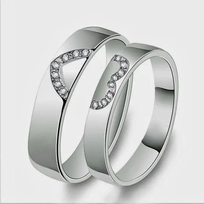 jewelove you complete me platinum love bands with a heart sj pto 296 both si ij 4790649988